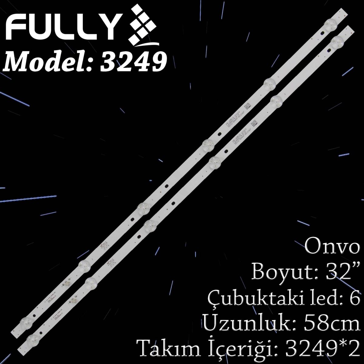 FULLY SET-3249 ONVO 32 INC OV32100, CY 2*6-3030-300MA-36V,MORIO MR32650, CY32D06-ZC62AG-02