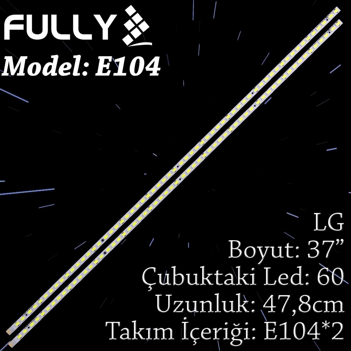 FULLY ELED-104 37LV4500, LG 37LV3550 TV LED BAR , LG 37LE5300 TV LED BAR