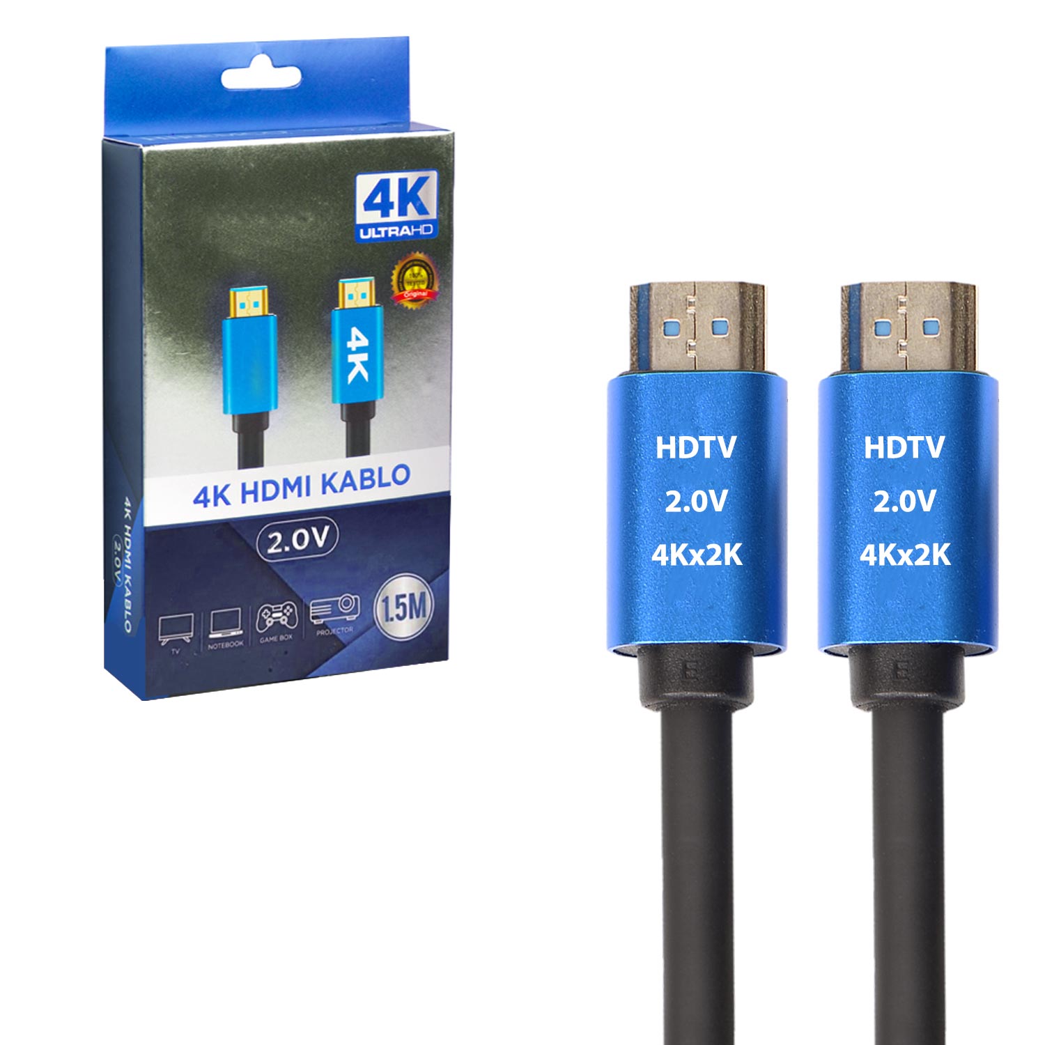 HDMI KABLOSU GOLD 2.0V 2K 4K 1.5MT
