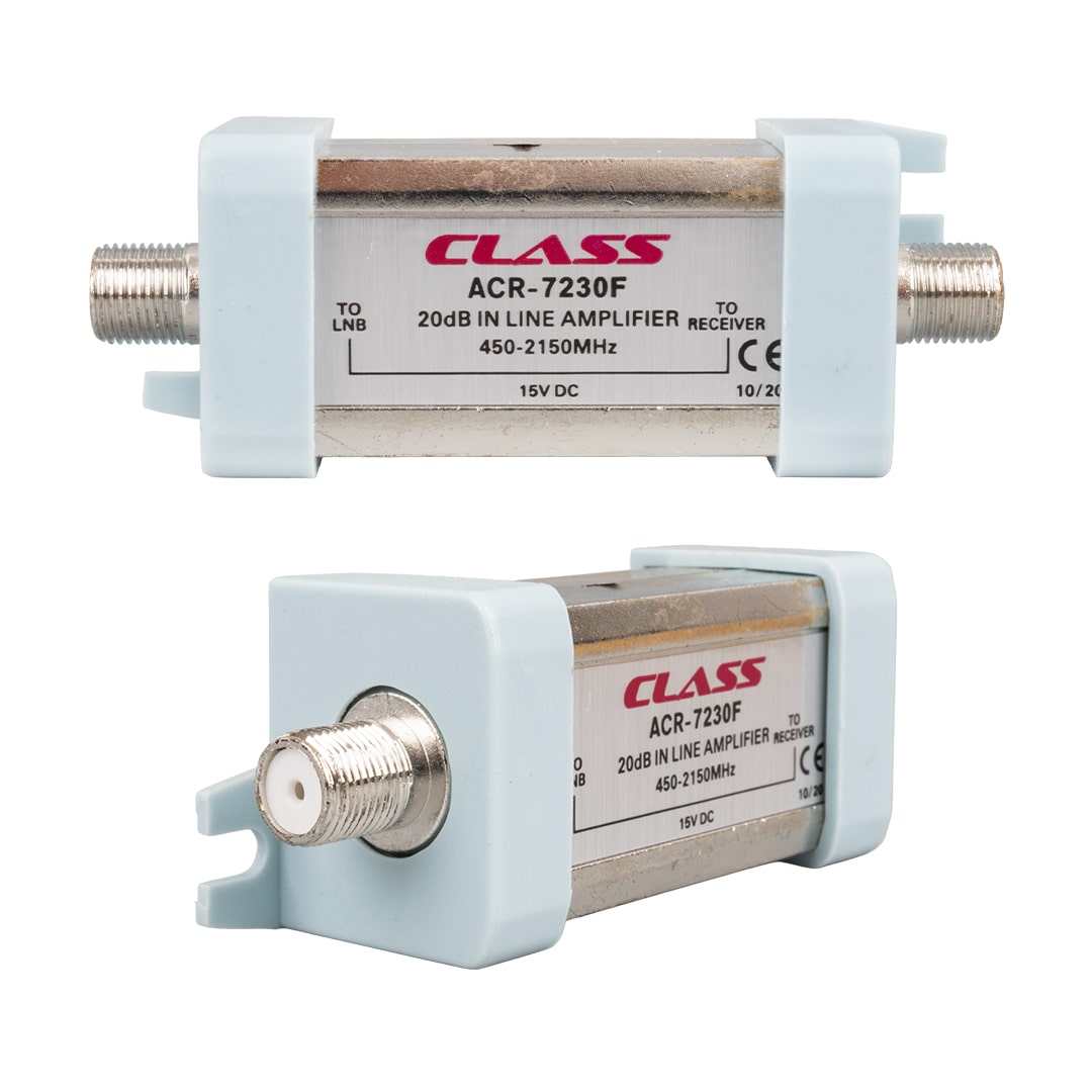 CLASS ACR-7230F 20DB 450-2150 MHZ LNB HAT KUVVETLENDİRİCİ IN-LINE AMPLIFER