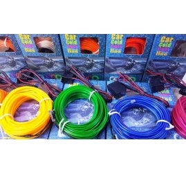 Oto Neon Light 1Mt  2Mt  3Mt  5Mt Tüm Renkler