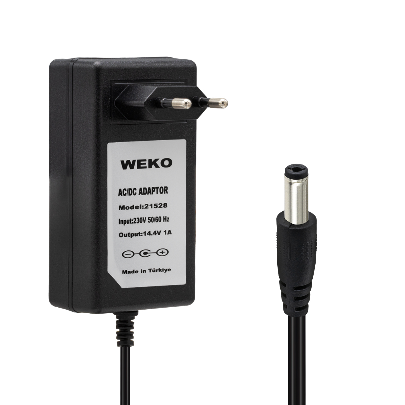 14.4 VOLT - 1 AMPER 5.5*2.5 UÇLU KIRMIZI YEŞİL LEDLİ YERLİ ÜRETİM AKÜ ŞARJ CİHAZI