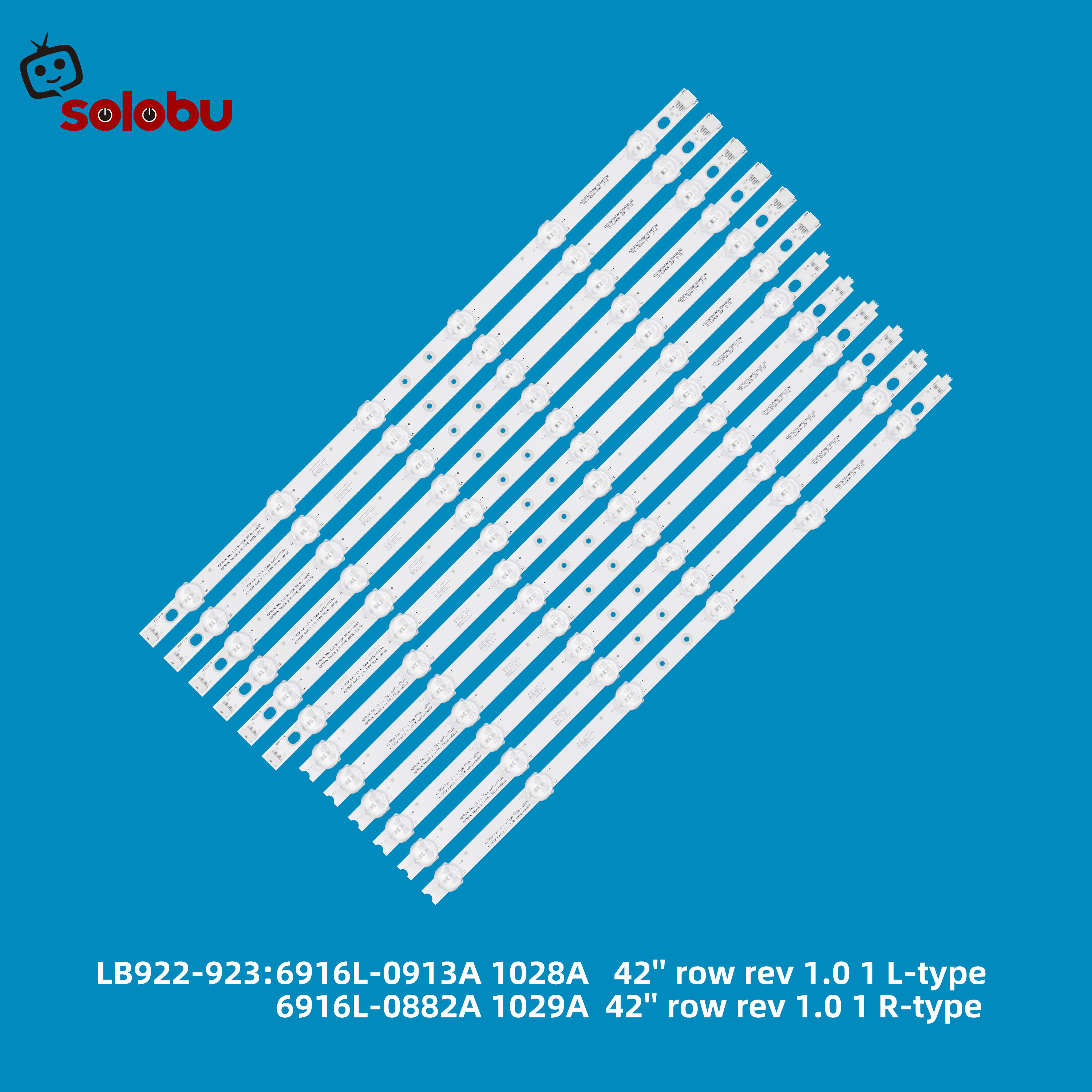 6916L-0913A 1028A 42" ROW REV 1.0 1 L-TYPE 6916L-0882A 1029A 42" ROW REV 1.0 1 R-TYPE