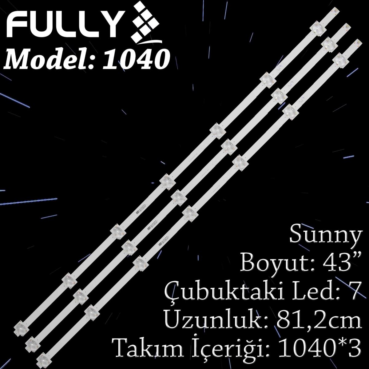 FLY-1040 SUNNY AXEN 43 INC SN43DLK005/1032-G AX43DIL005/1032