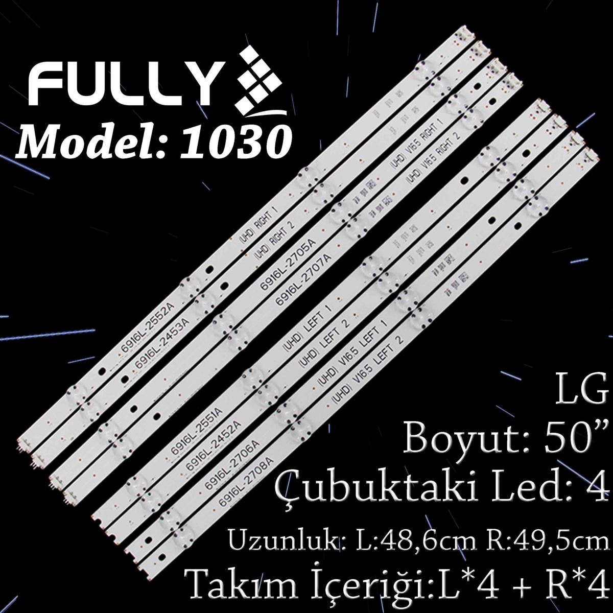 FULLY SET-1030 LG 49 INC 49UH650V, 49LH590V, 49UH610V, 49” V16.5 ART3, 49” V16 ART3, 49” LGD ODM