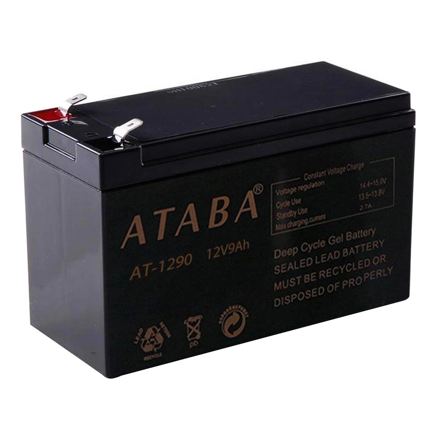 AKÜ 12V 9A (15X9X6CM) ATABA AT-1290